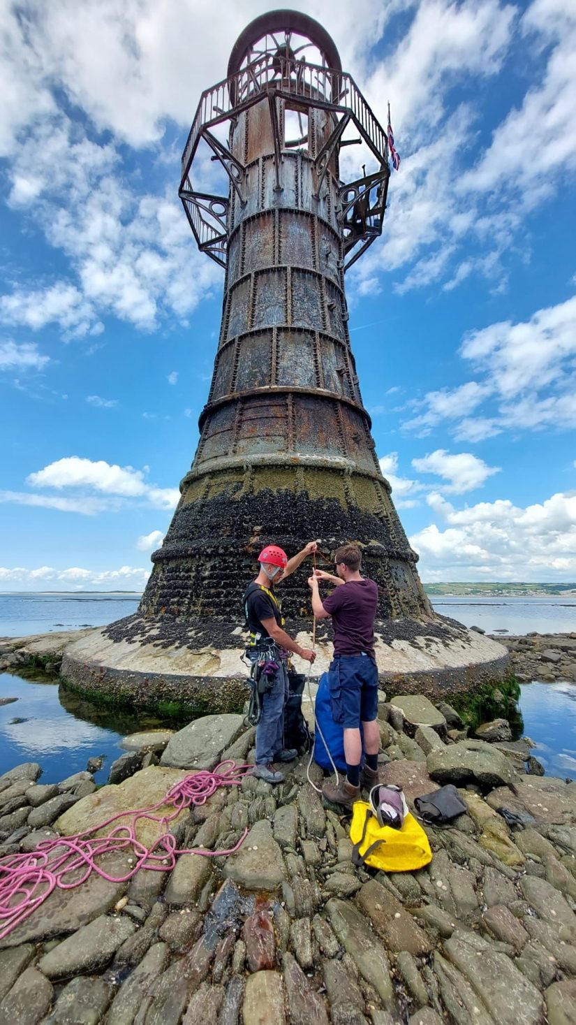 Proud to help Whiteford Point Lighthouse shine again